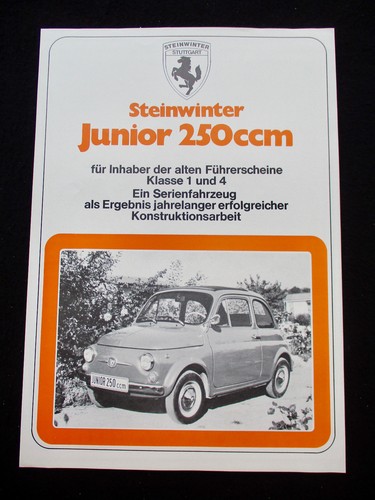 Steinwinter fiat 500 250cc - steinwinter,