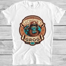 T-shirt Grog Ghost Pirate Monkey Island Lechuck's Brewery maglietta regalo cool M118