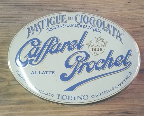 Scatola latta vintage caffarel - latta,