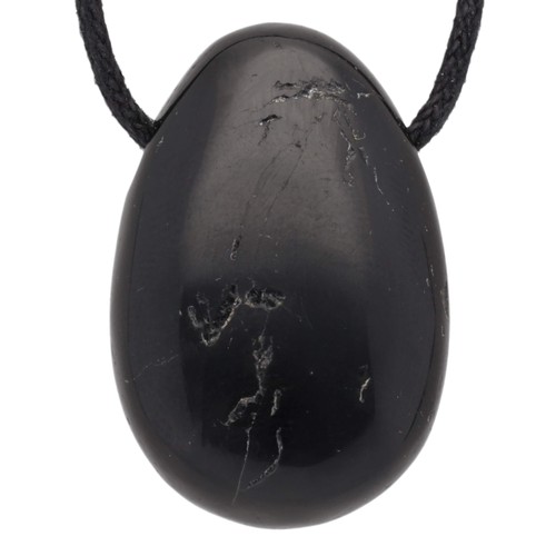 Ciondolo goccia tormalina nera - tormalina,
