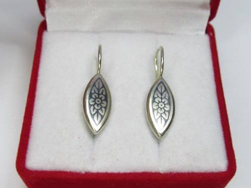 Orecchini vintage urss 925 - orecchini,