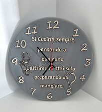 Orologio in legno da parete -