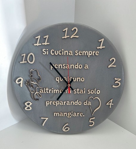 Orologio legno parete - da,