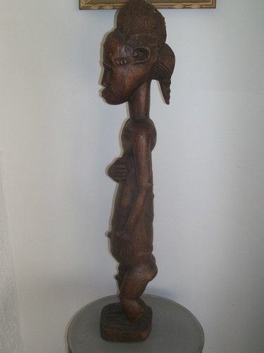 Grande statuetta baoulé costa - baoulé,