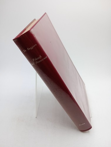 Filosofi del novecento de - -,