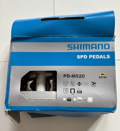 Pedali mtb shimano m520 - pd-m520, spd