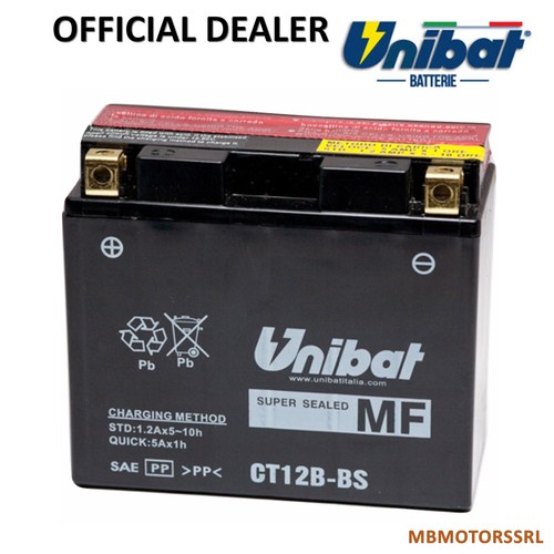 Batteria unibat yt12b - unibat, yt12b-bs