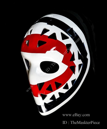 Custom ice hockey mask - ice, goalie