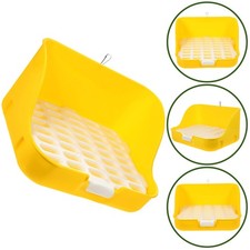 Lettiera coniglio plastica toilette per animali piccoli animali vasino allenatore angolo