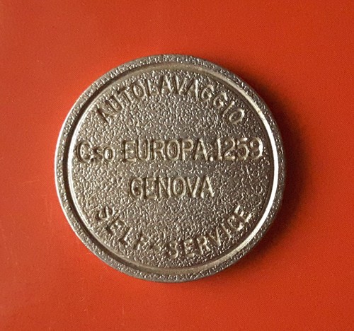 Gettone token autolavaggio - token,