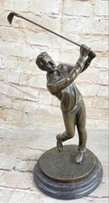 Statua Scultura Golfer W. Club
