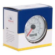 Spidometro Pitot 0-65 MPH nero/nera - 1 PZ Osculati  - 27.325.10 - 2732510