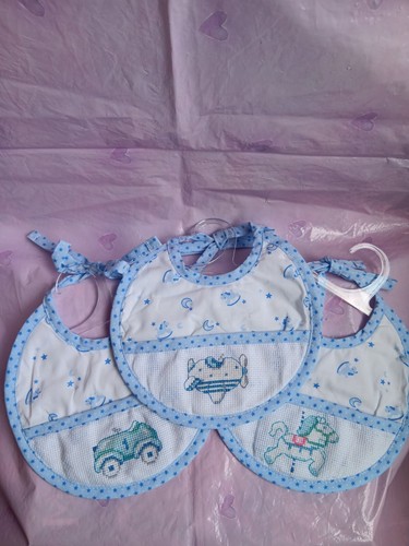 Pack hand cross stitched - of,