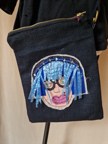 Statement borsa nera blu - statement,
