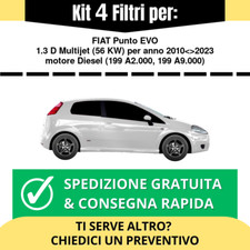 Kit Tagliando 4 Filtri per