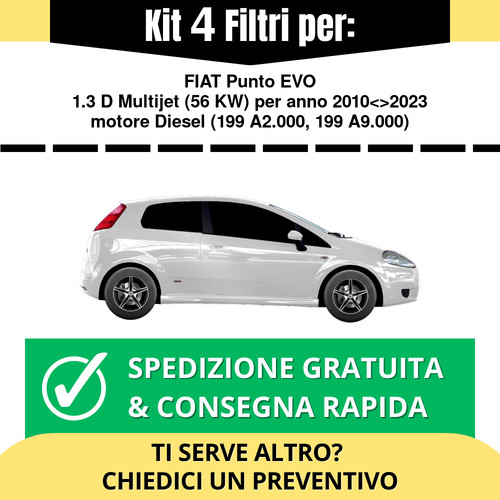 Kit tagliando filtri per - kit,