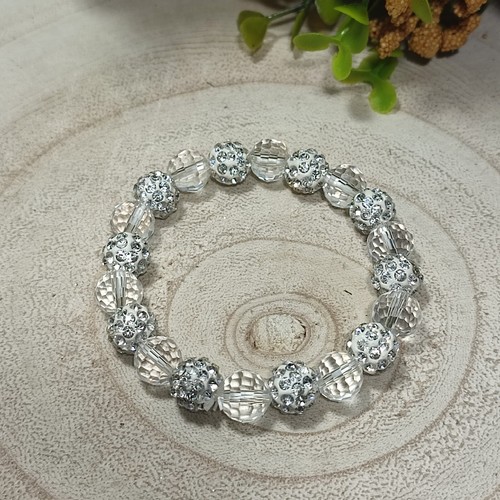 Bracciale elastico perline