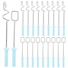  20 Pezzi Agitatore Vernice Paddle Miscelatore per Trapano Colore Agitatore Pigmento Perline