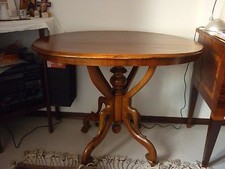 Tavolino antiquariato ovale - tavolino,