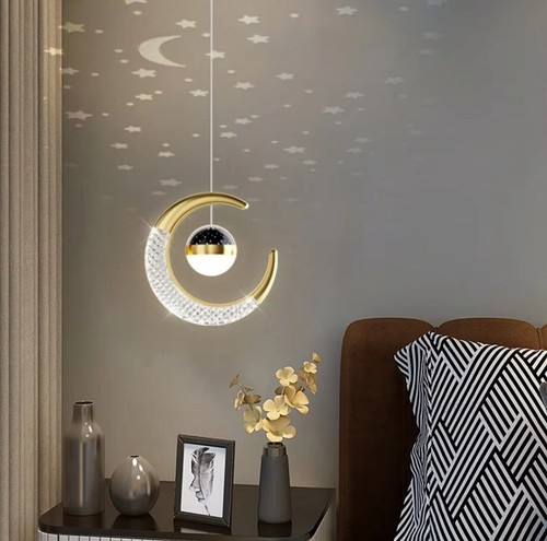 Lampadario moderno led luna - , a