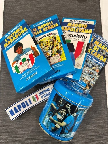 Ssc napoli set vintage vhs - ssc,