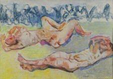 FAUSTO PIRANDELLO | Bellissimo pastello su carta | Grande formato (35x50cm)