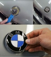 Logo stemma stemma bagagliaio posteriore cofano anteriore auto BMW 82mm