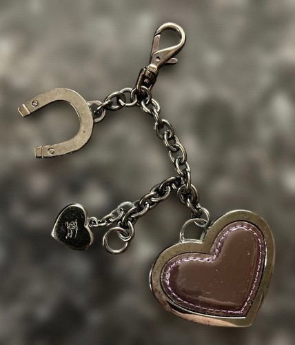Portachiavi con ciondolo cuore