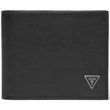 Moda Portafoglio GUESS Uomo Nero - SMCSLELEA20BLA