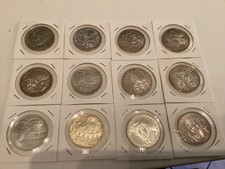 12 monete 1000 lire argento