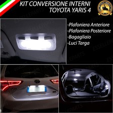 KIT LED INTERNI + LUCI TARGA TOYOTA YARIS MK3 RESTYLING CONVERSIONE COMPLETA