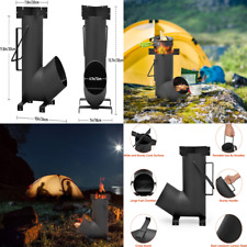 Stufa a legna razzo brucia