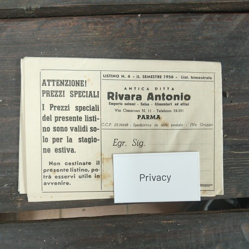 Listino prezzi epoca - listino,