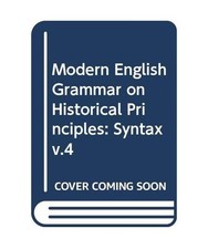 Syntax [v.4] [Modern English