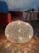 Large Iron Wire Floor Lamp 