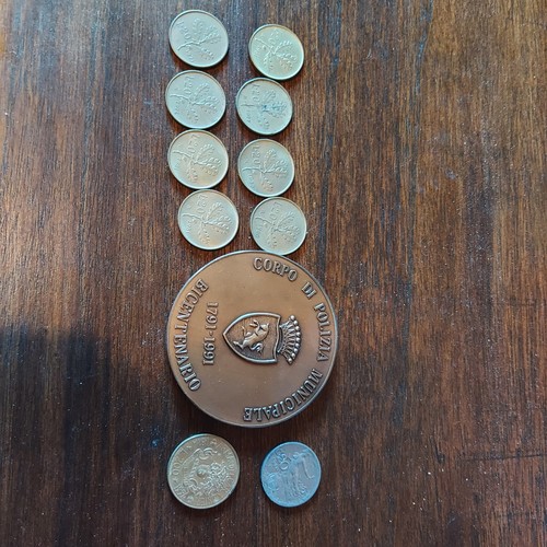 Lotto monete lire italia - italia, 20