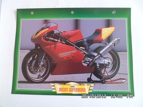 Carte fiche moto ducati - moto,
