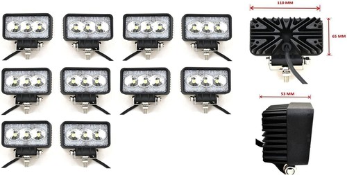 10x 24v led lavoro - 10x, 9w