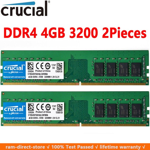 Crucial ddr4 2x4 gb 3200 - 8,