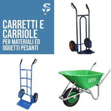 Carrelli acciaio carriole - acciaio,