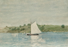 Arte da parete in barca a vela