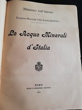 1907 Casciani Paolo . Le Acque