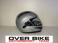 CASCO MODULARE MOTO SCOOTER STRADA VEMAR DUAL VXD EVO COLORE ARGENTO TAGLIA XL