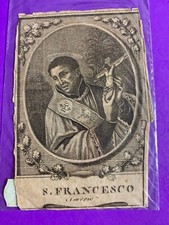 SANTINO HOLY CARD ANTICO ANNI