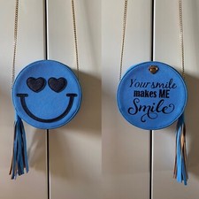 Borsa tracolla tonda turchese Le pandorine