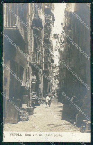 Napoli città via basso porto - città,