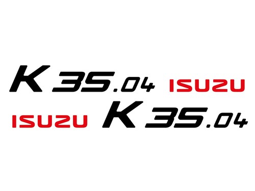 Kit adesivi cabina - cabina, isuzu