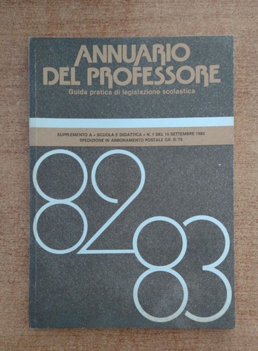 Annuario del professore - annuario,