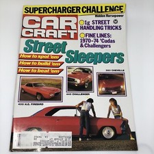 Car Craft Magazine August 1987 Street Sleepers
