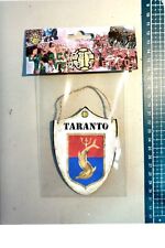 scudetto gagliardetto legno calcio squadra tifosi sport  taranto